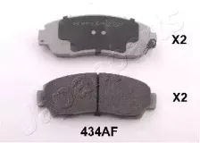 PA-434AF JAPANPARTS Комплект тормозных колодок, дисковый тормоз