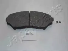 PA-505AF JAPANPARTS Комплект тормозных колодок, дисковый тормоз