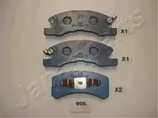 PA-609AF JAPANPARTS Комплект тормозных колодок, дисковый тормоз