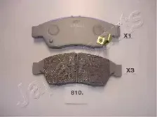 PA-810AF JAPANPARTS Комплект тормозных колодок, дисковый тормоз