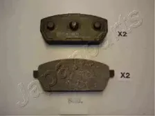 PA886AF JAPANPARTS Комплект тормозных колодок, дисковый тормоз