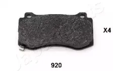 PA-920AF JAPANPARTS Комплект тормозных колодок, дисковый тормоз