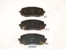 PA-H12AF JAPANPARTS Комплект тормозных колодок, дисковый тормоз