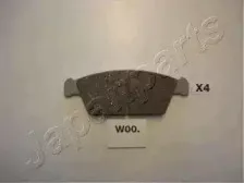 PA-W00AF JAPANPARTS Комплект тормозных колодок, дисковый тормоз