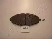 PA-W04AF JAPANPARTS Комплект тормозных колодок, дисковый тормоз