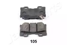PP-105AF JAPANPARTS Комплект тормозных колодок, дисковый тормоз