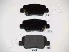 PP-223AF JAPANPARTS Комплект тормозных колодок, дисковый тормоз