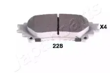 PP-228AF JAPANPARTS Комплект тормозных колодок, дисковый тормоз