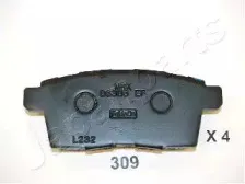 PP-309AF JAPANPARTS Комплект тормозных колодок, дисковый тормоз