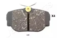 PP-L02AF JAPANPARTS Комплект тормозных колодок, дисковый тормоз