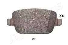 PP-L03AF JAPANPARTS Комплект тормозных колодок, дисковый тормоз