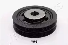 PU-W03 JAPANPARTS Ременный шкив, коленчатый вал