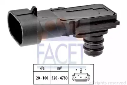 10.3023 FACET Датчик давления воздуха, высотный корректор
