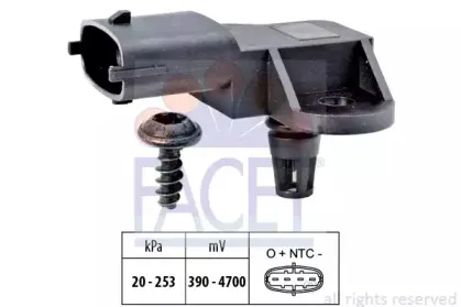 10.3176 FACET Датчик давления воздуха, высотный корректор