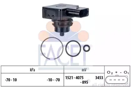 10.3275 FACET Датчик давления, усилитель тормозной системы