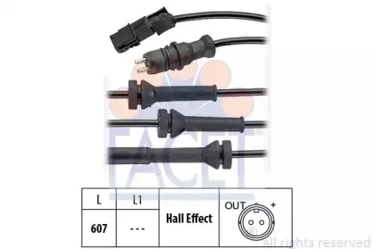 21.0069 FACET Датчик, частота вращения колеса