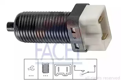 7.1072 FACET Выключатель фонаря сигнала торможения