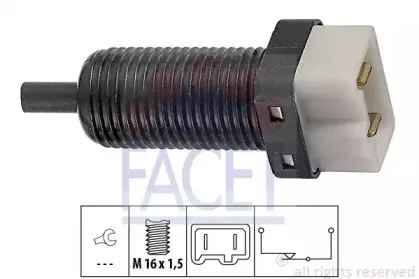 7.1074 FACET Выключатель фонаря сигнала торможения