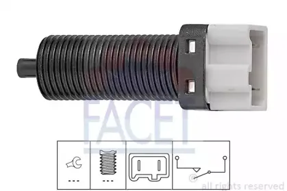 7.1115 FACET Выключатель, привод сцепления (Tempomat)