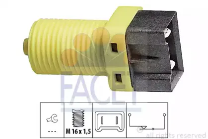 71133 FACET Выключатель фонаря сигнала торможения