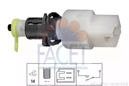 7.1146 FACET Выключатель, привод сцепления (Tempomat)