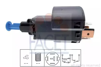 7.1181 FACET Выключатель фонаря сигнала торможения