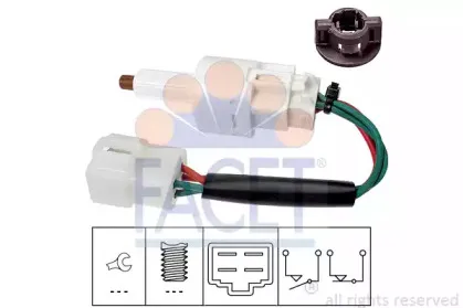 7.1273 FACET Выключатель фонаря сигнала торможения