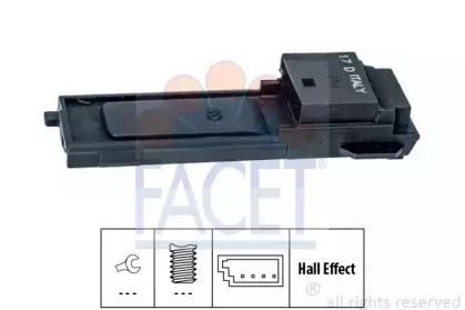 7.1314 FACET Выключатель, привод сцепления (Tempomat)