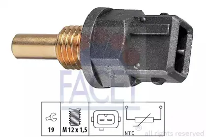 7.3178 FACET Датчик, температура охлаждающей жидкости