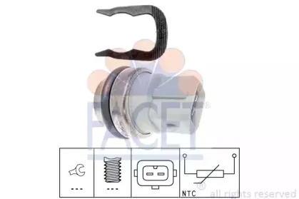 7.3254 FACET Датчик, температура охлаждающей жидкости
