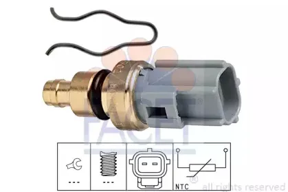 7.3302 FACET Датчик, температура охлаждающей жидкости