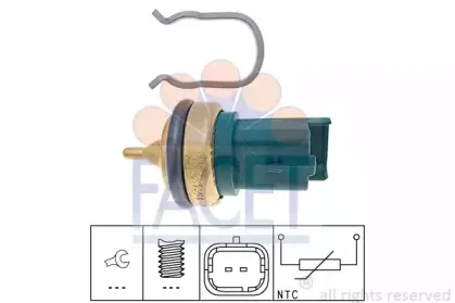 7.3328 FACET Датчик, температура охлаждающей жидкости