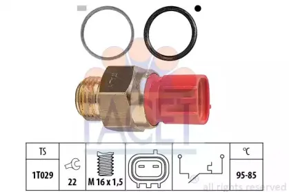 7.5149 FACET Термовыключатель, вентилятор радиатора