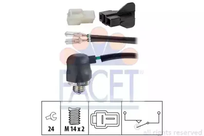 7.6088 FACET Выключатель, фара заднего хода