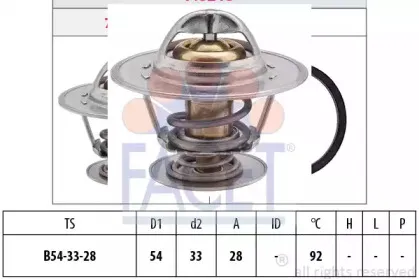 7.8213S FACET Термостат, охлаждающая жидкость