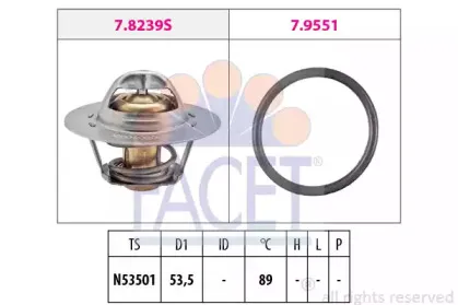 7.8239 FACET Термостат, охлаждающая жидкость