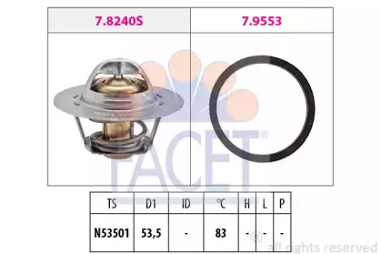 7.8240 FACET Термостат, охлаждающая жидкость