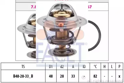 7.8319S FACET Термостат, охлаждающая жидкость