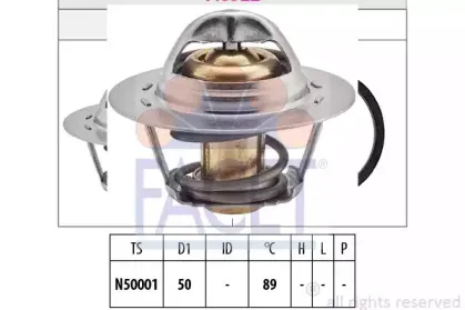 7.8322S FACET Термостат, охлаждающая жидкость