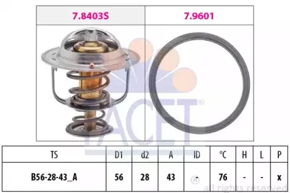 7.8403 FACET Термостат, охлаждающая жидкость