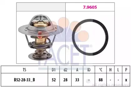 7.8412 FACET Термостат, охлаждающая жидкость