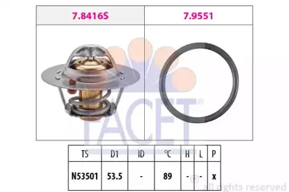7.8416 FACET Термостат, охлаждающая жидкость