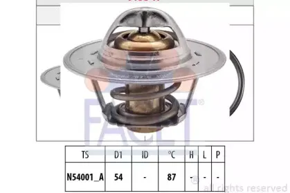 7.8547S FACET Термостат, охлаждающая жидкость