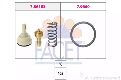 7.8618 FACET Термостат, охлаждающая жидкость