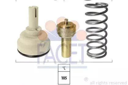 7.8618S FACET Термостат, охлаждающая жидкость