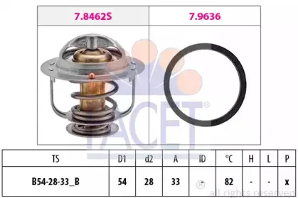 7.8645 FACET Термостат, охлаждающая жидкость