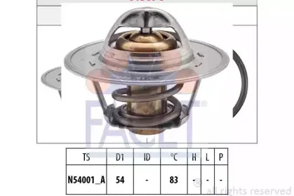 7.8678S FACET Термостат, охлаждающая жидкость