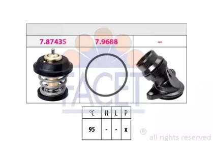 7.8743K FACET Термостат, охлаждающая жидкость