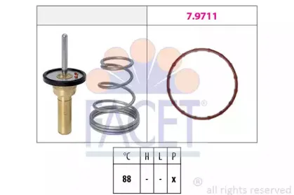 7.8798 FACET Термостат, охлаждающая жидкость