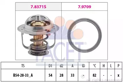 7.8845 FACET Термостат, охлаждающая жидкость